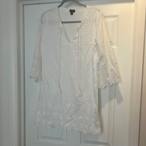 J.Crew White Swim Cover-Up